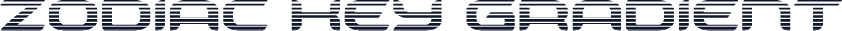 Zodiac Key Gradient