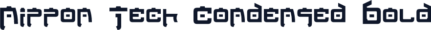Nippon Tech Condensed Bold