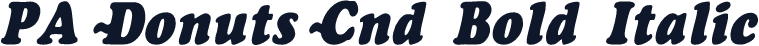 PA-Donuts-Cnd Bold Italic