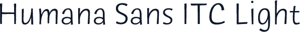 Humana Sans ITC Light