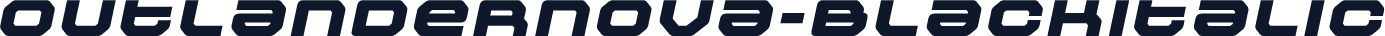 OutlanderNova-BlackItalic