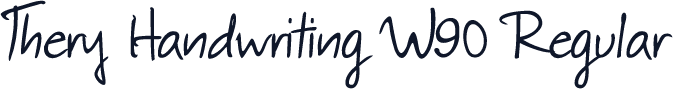 Thery Handwriting W90 Regular