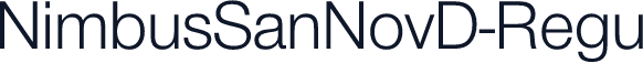 NimbusSanNovD-Regu