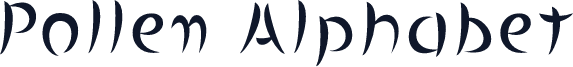 Pollen Alphabet