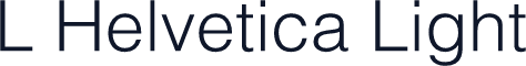 L Helvetica Light