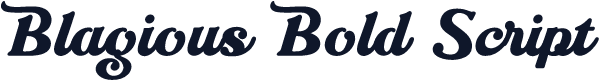 Blagious Bold Script