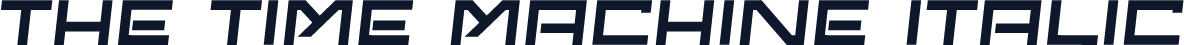 The Time Machine Italic