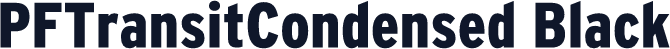 PFTransitCondensed Black