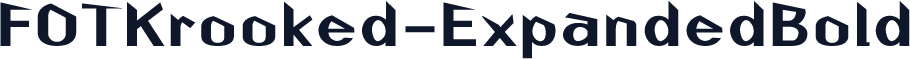 FOTKrooked-ExpandedBold