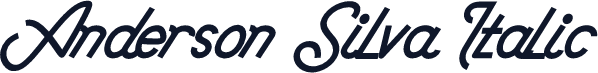 Anderson Silva Italic