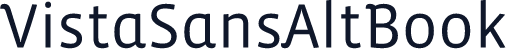 VistaSansAltBook