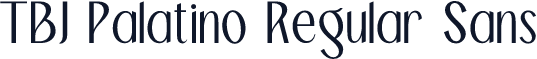 TBJ Palatino Regular Sans