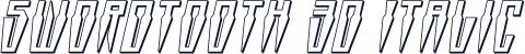 Swordtooth 3D Italic
