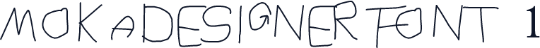 MOKADESIGNER FONT 1