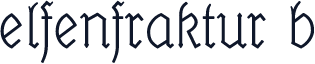 elfenfraktur b