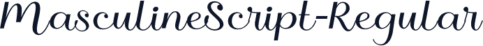 MasculineScript-Regular