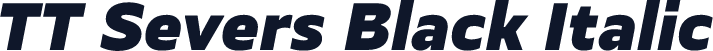 TT Severs Black Italic