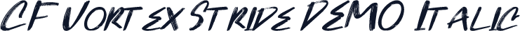 CF Vortex Stride DEMO Italic