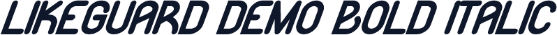 Likeguard Demo Bold Italic