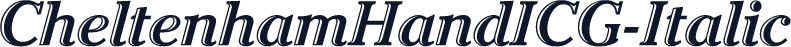 CheltenhamHandICG-Italic