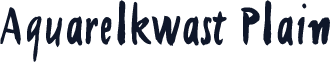 Aquarelkwast Plain