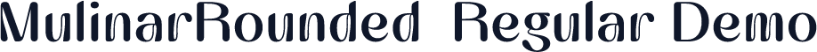 MulinarRounded-Regular Demo