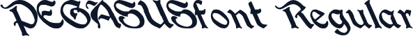PEGASUSfont Regular