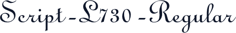Script-L730-Regular