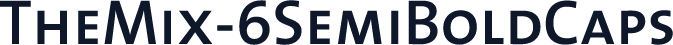 TheMix-6SemiBoldCaps