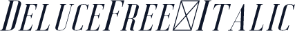 DeluceFree-Italic