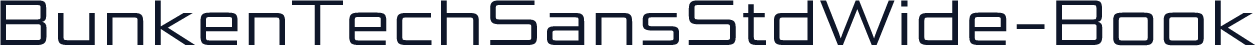 ☞BunkenTechSansStdWide-Book