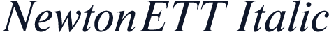 NewtonETT Italic