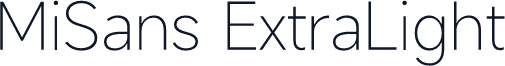 MiSans ExtraLight