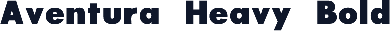 Aventura Heavy Bold