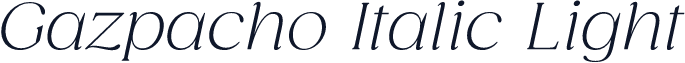 Gazpacho Italic Light