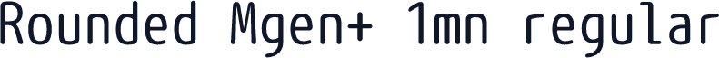 Rounded Mgen+ 1mn regular