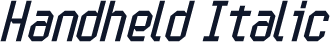 Handheld Italic