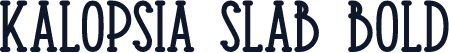 Kalopsia Slab Bold