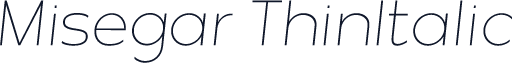 Misegar-ThinItalic