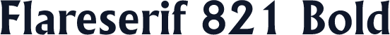 Flareserif 821 Bold