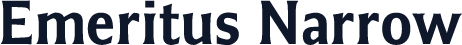 ☞Emeritus Narrow