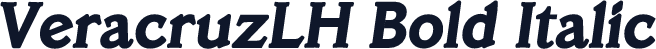 VeracruzLH Bold Italic