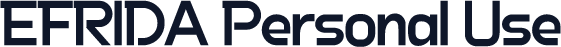 EFRIDA Personal Use