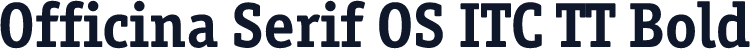 Officina Serif OS ITC TT Bold