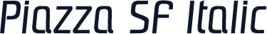Piazza SF Italic