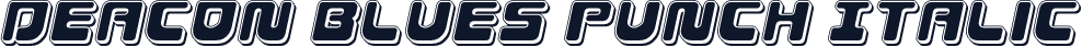 Deacon Blues Punch Italic