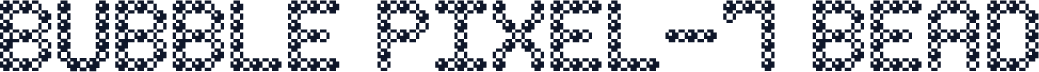 Bubble Pixel-7 Bead