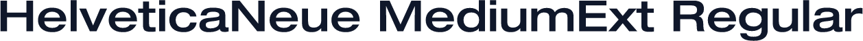 HelveticaNeue MediumExt Regular