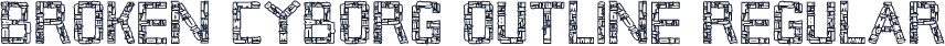 Broken Cyborg Outline Regular