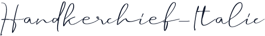 Handkerchief-Italic